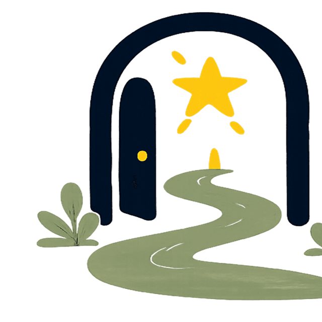 Selvallo's glowing doorway and star